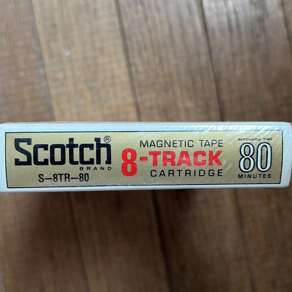 NEW SEALED SCOTCH MAGNETIC TAPE 8-Track Cartridge 80 Minutes Recording Time - Picture 9 of 16